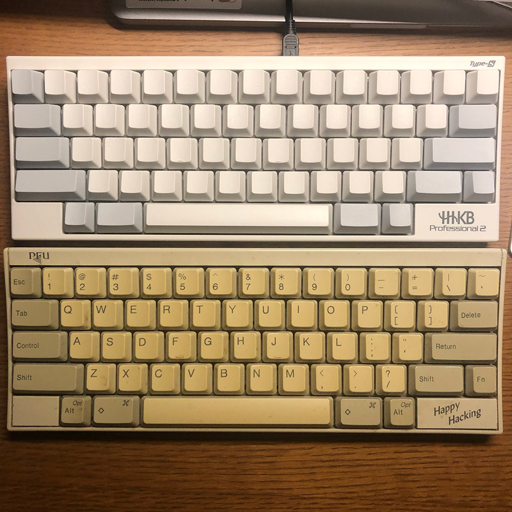 新旧Happy Haking Keyboard